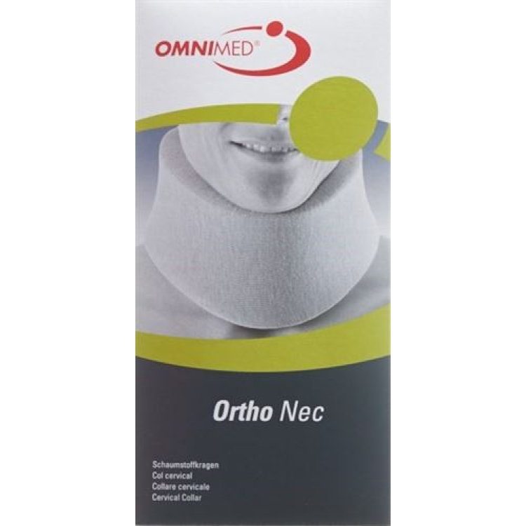 OMNIMED Schaumstoff Kragen 8cm/30-35cm Velcro roh