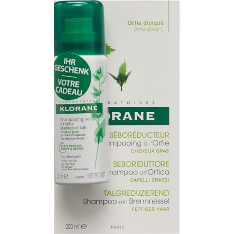 Klorane brændenælde Shampoo 200 ml