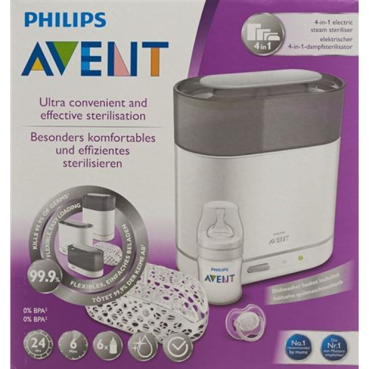 Esterilizador AVENT PHILIPS 4 en 1