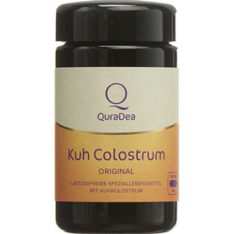 QuraDea Kuh Colostrum Original Kaps Bio pasteurisiert 120 Stk