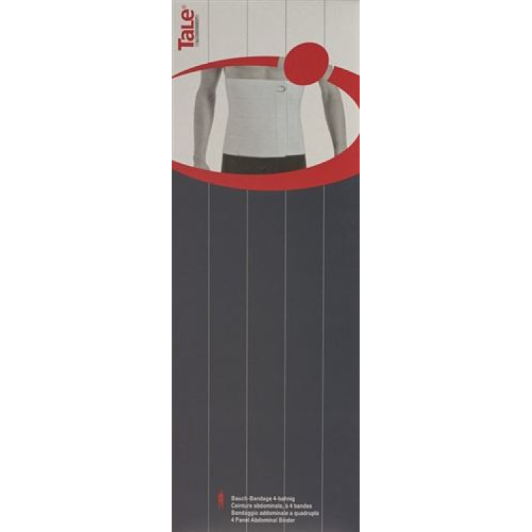 TALE bukbandage 30cm 111-150cm fyrfilig vit