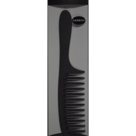 HERBA Carbon Handle comb black - Beeovita
