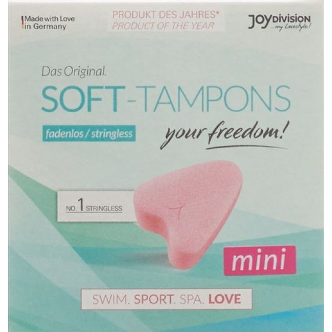PACKAGE WITH 10 TAMPONS SOFT-TAMPONS MINI