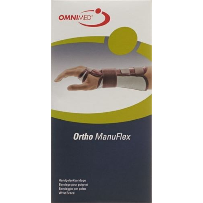 OMNIMED Ortho Manu Flex Wrist S 22cm parem must