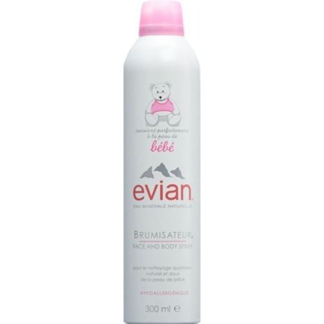 Evian Brumisateur Eau Minérale Bébé, spray de 300 ml