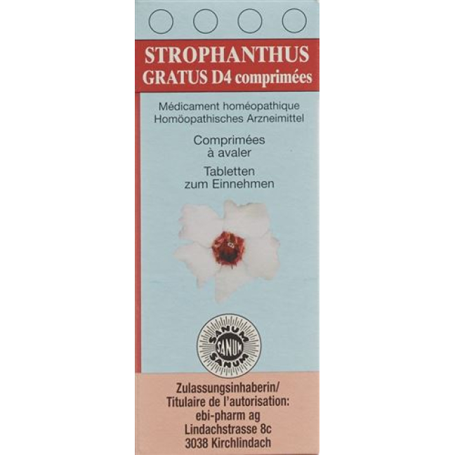 Strophantus gratus tbl D 4 80 pz