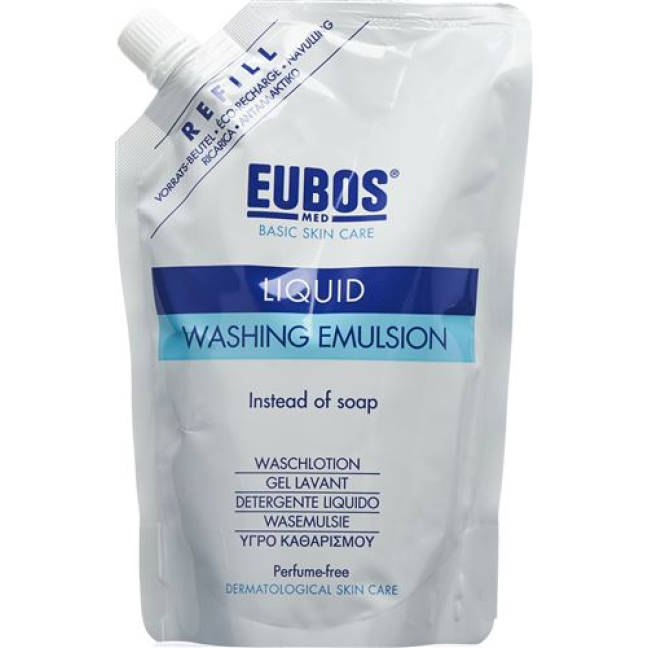 מילוי סבון EUBOS liq unparf כחול 400 מ"ל