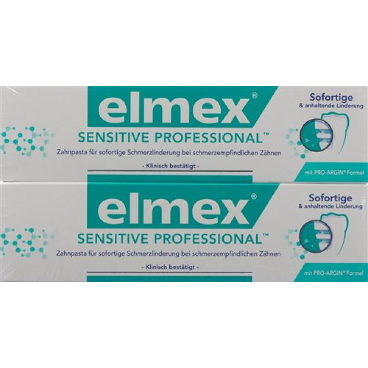 elmex SENSITIVE PROFESSIONAL משחת שיניים Duo 2 Tb 75 מ"ל