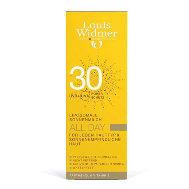 Louis Widmer Soleil All Day 30 Parfum 100 ml