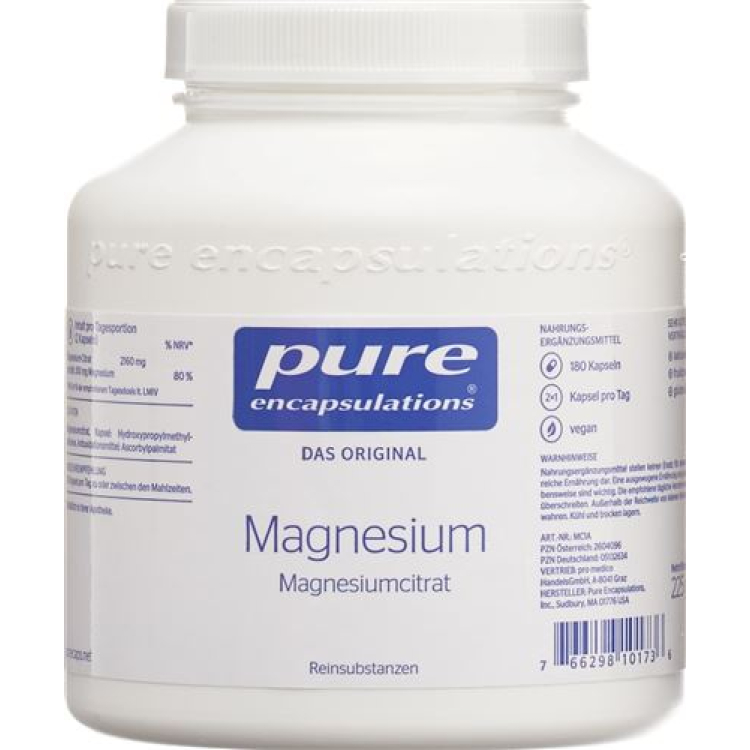 Մաքուր Magnesium Magnesium Ds 180 հատ