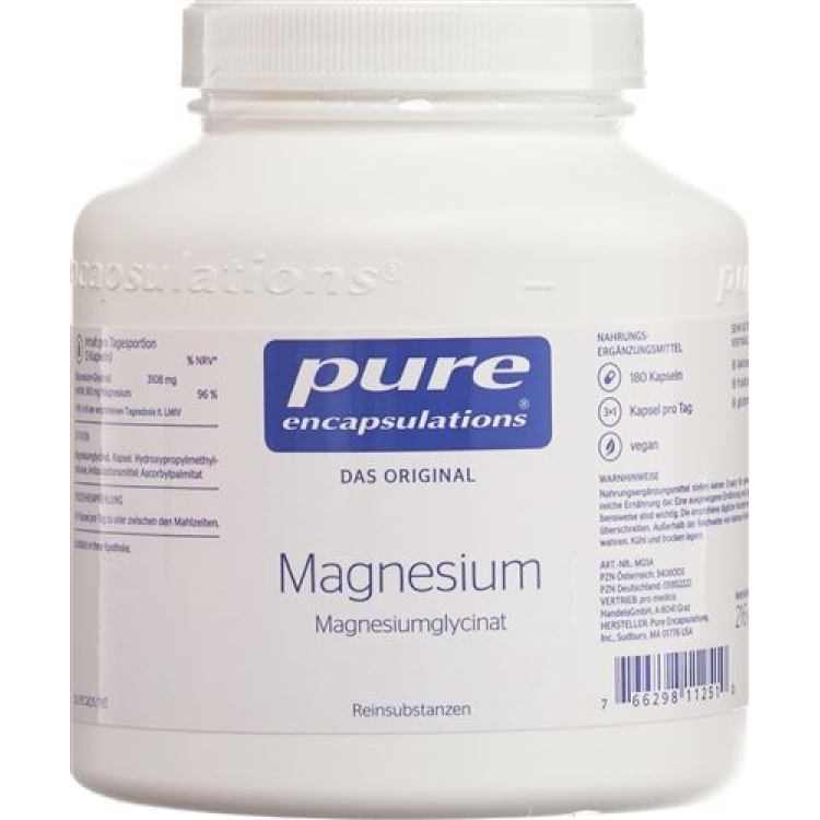 Tiszta magnézium magnézium-glicinát can 180 db