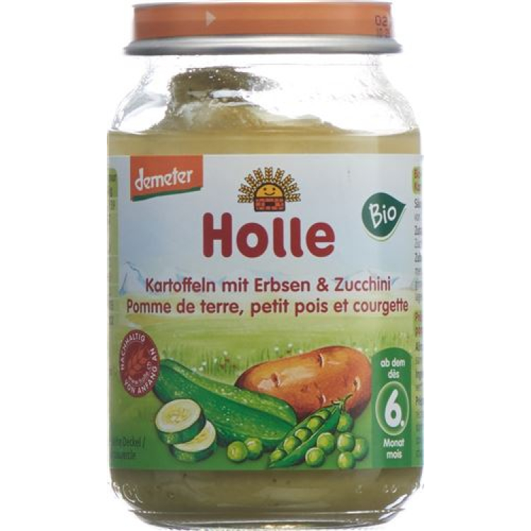 Patate Holle con piselli e zucchine demeter bio 190 g