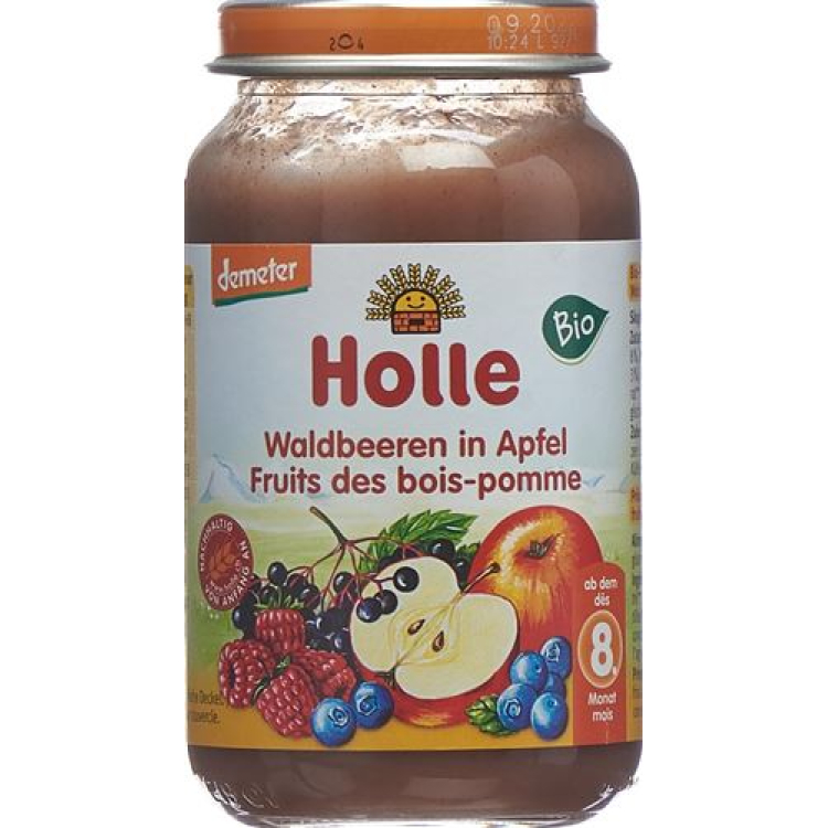 Baies de Holle à la pomme Demeter Bio 220 g