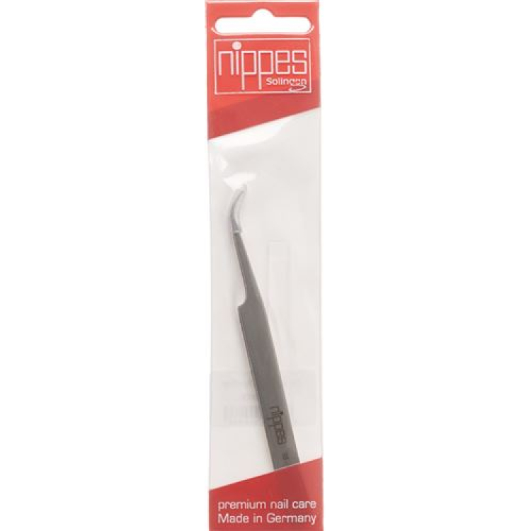 Nippes pinceta za krpelje 12cm kutna Inox