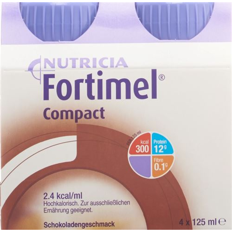 សូកូឡា Fortimel Compact 4 Fl 125 មីលីលីត្រ