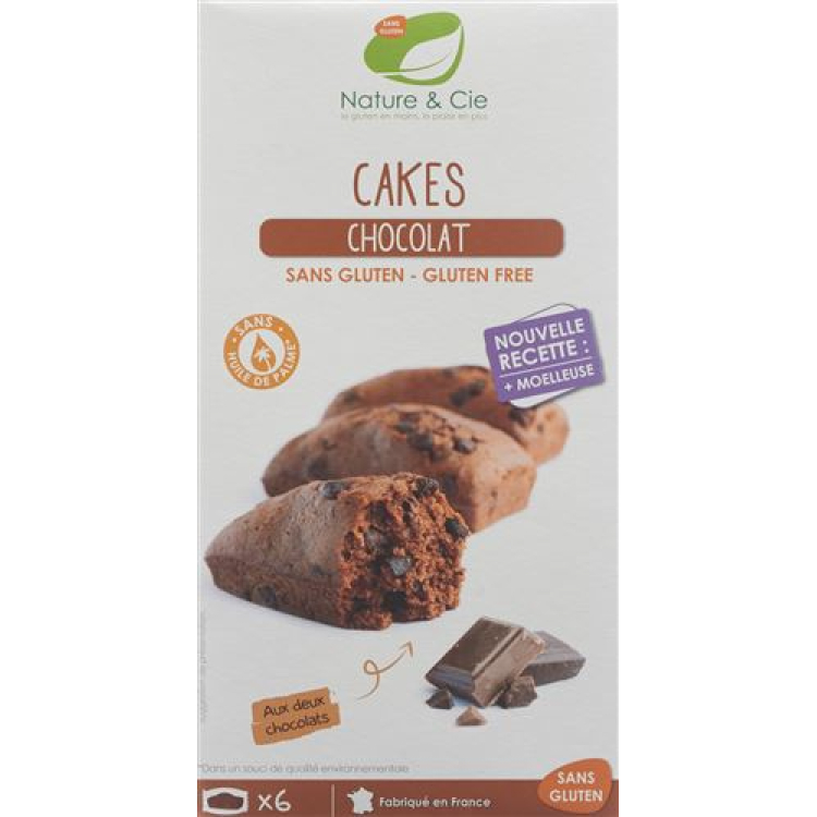 Nature & Cie Cake mini čokolada bez glutena 180 g