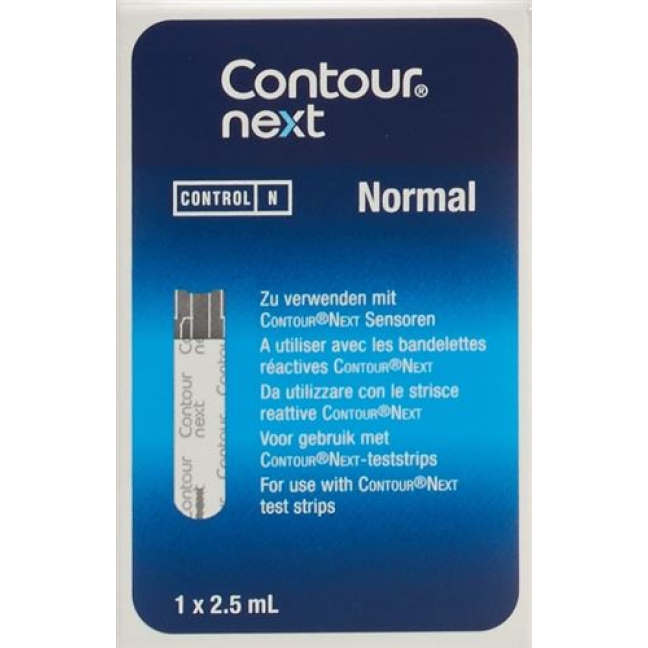 Contour Næste kontrolopløsning normal 2,5 ml