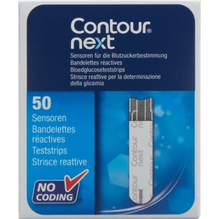 Contour Next sensorlar 50 ədəd