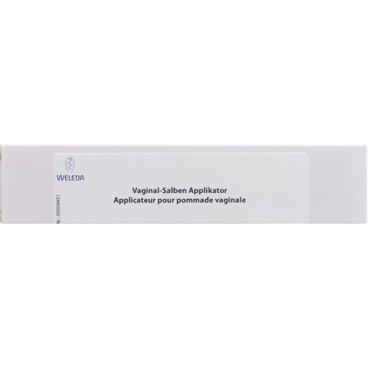 Weleda Vaginal Ointment Applicator 3 pieces