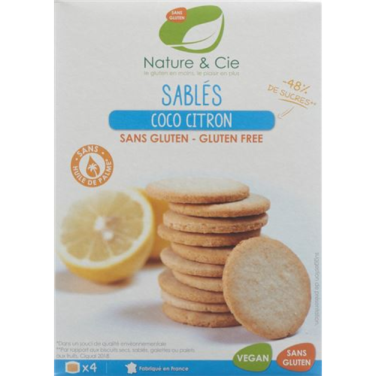 Nature & Cie Butterkeks Koko Zitro glutenfrei 120 g