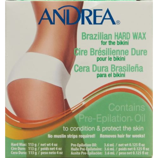 Andrea Brazilian Hard Wax 113 ក្រាម។