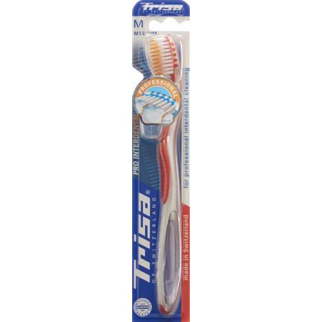 Trisa Pro escova de dentes interdental média