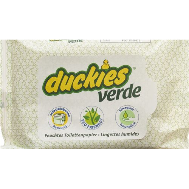 DUCKIES Verde vått toalettpapper 30 st