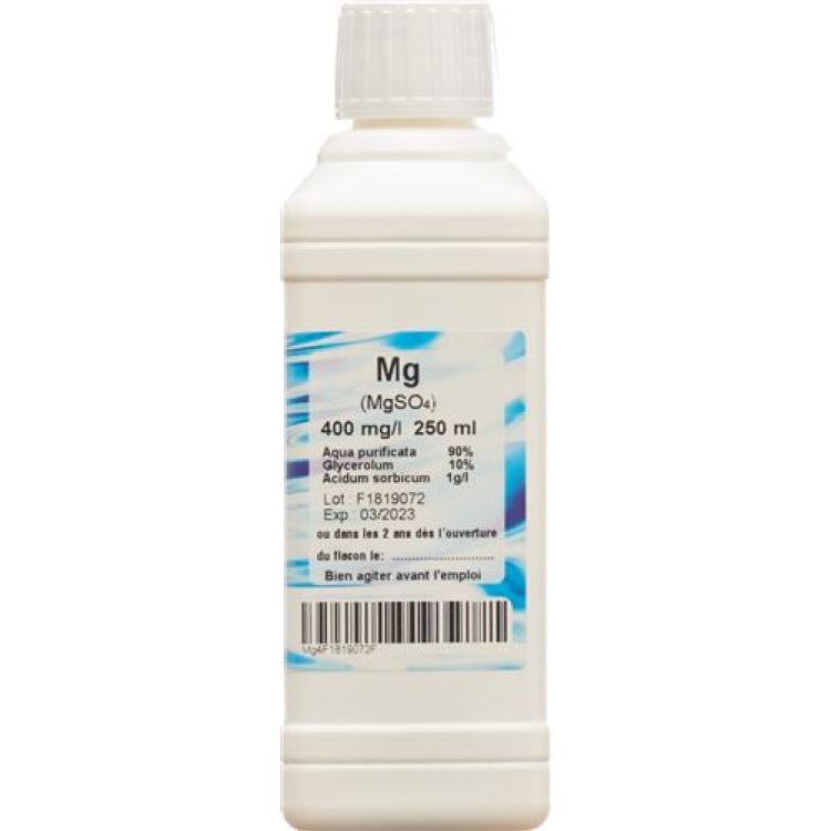 Oligofarm Magniy Lös 400 mg/l 250 ml