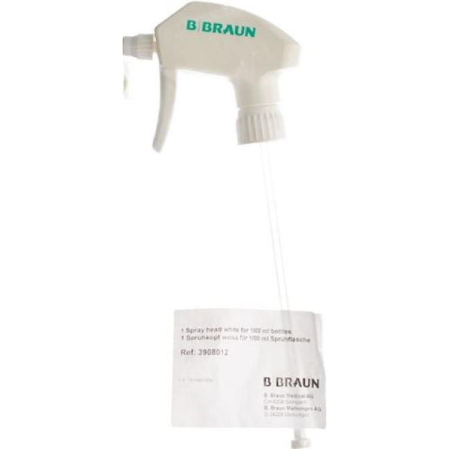 Braun spraypistol hvid til sprayflaske 1000ml
