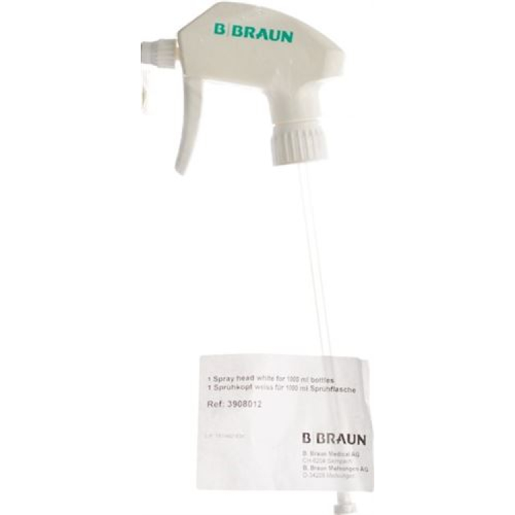 Braun valge pihustuspüstol pihustuspudelile 1000ml