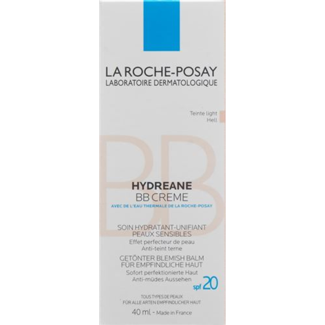 La Roche Posay Hydreane BB Cream ពណ៌ផ្កាឈូក 40ml