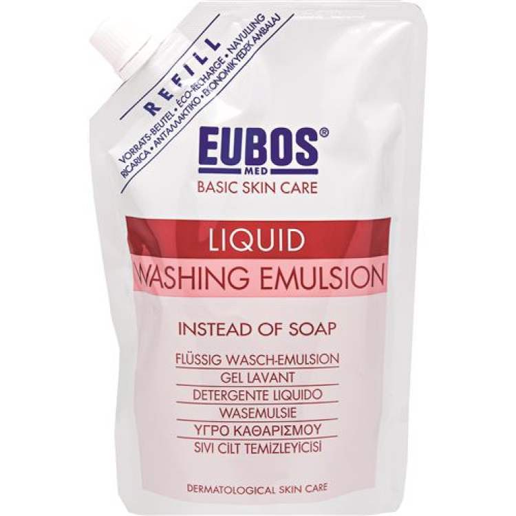 EUBOS tvål liquid parf rosa refill 400 ml