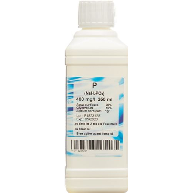 Oligopharm solução de fósforo 400 mg/l 250 ml