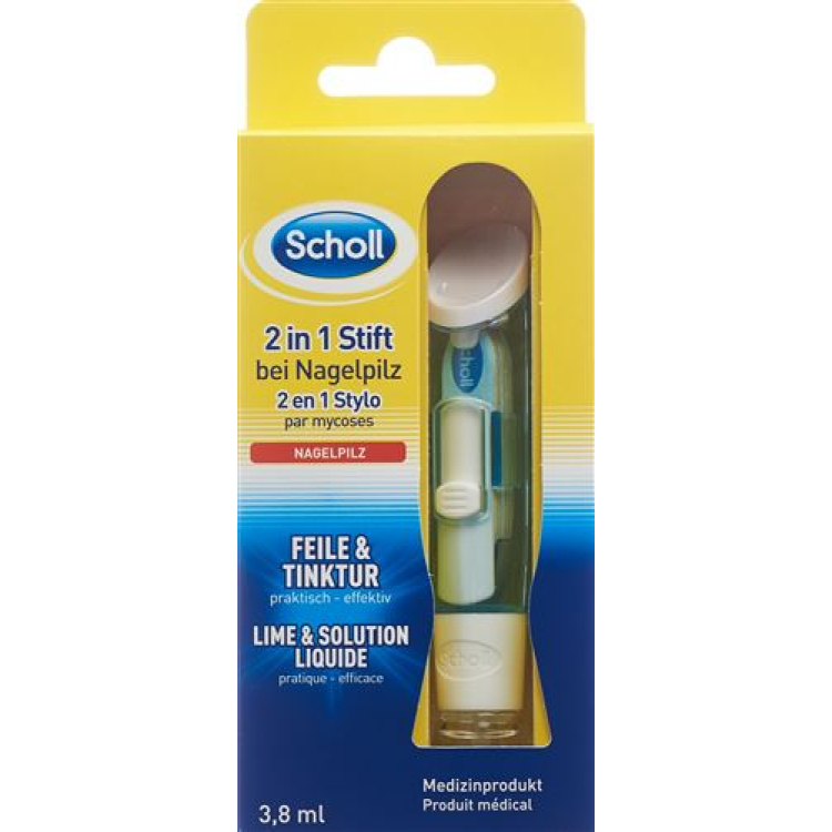 Scholl 2in1 pin នៅក្នុងផ្សិតក្រចក