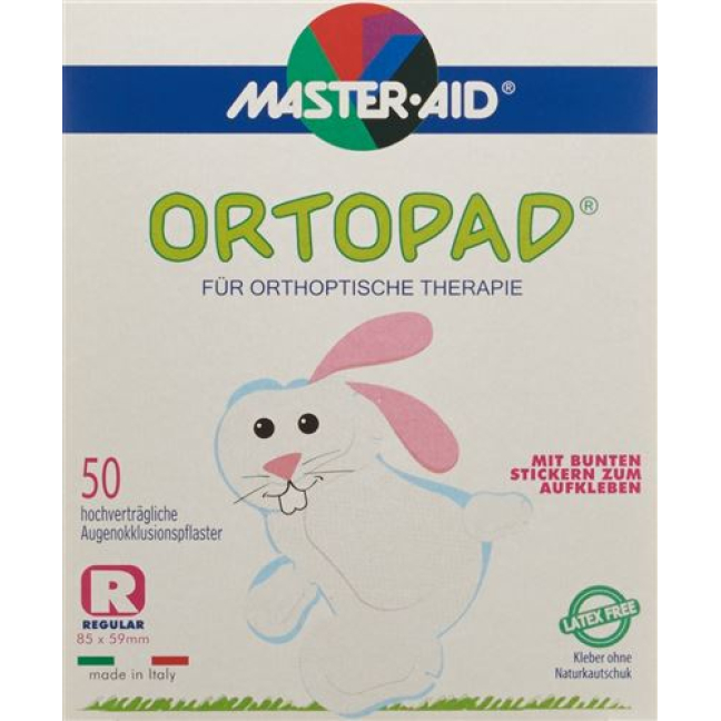 Ortopad occlusion plaster Regular white from 4 years 50 pieces