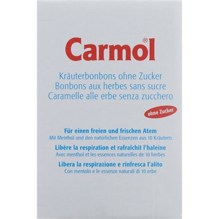 Carmol taimsed maiustused ilma suhkruta 12 x 75 g