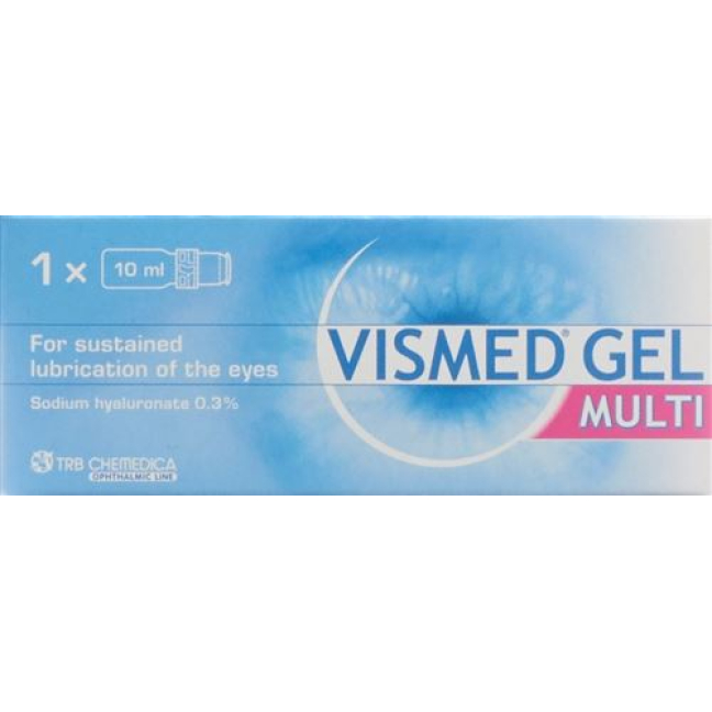 VISMED Gel 3 mg / ml Multi hidrogel umidificante do olho Fl 10 ml