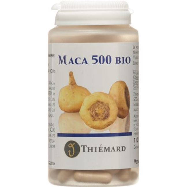 Maca 500 Vcaps 500 mg orgânica 110 unid.