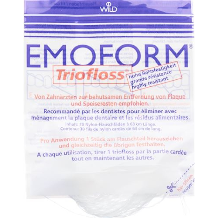 Emoform Trio Floss bag 30 бр