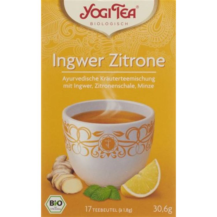 Yogi Tea Чай с джинджифил и лимон 17 bag 1,8 g