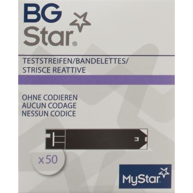 BGStar / iBGStar MyStar tiras reactivas adicionales 50 uds.