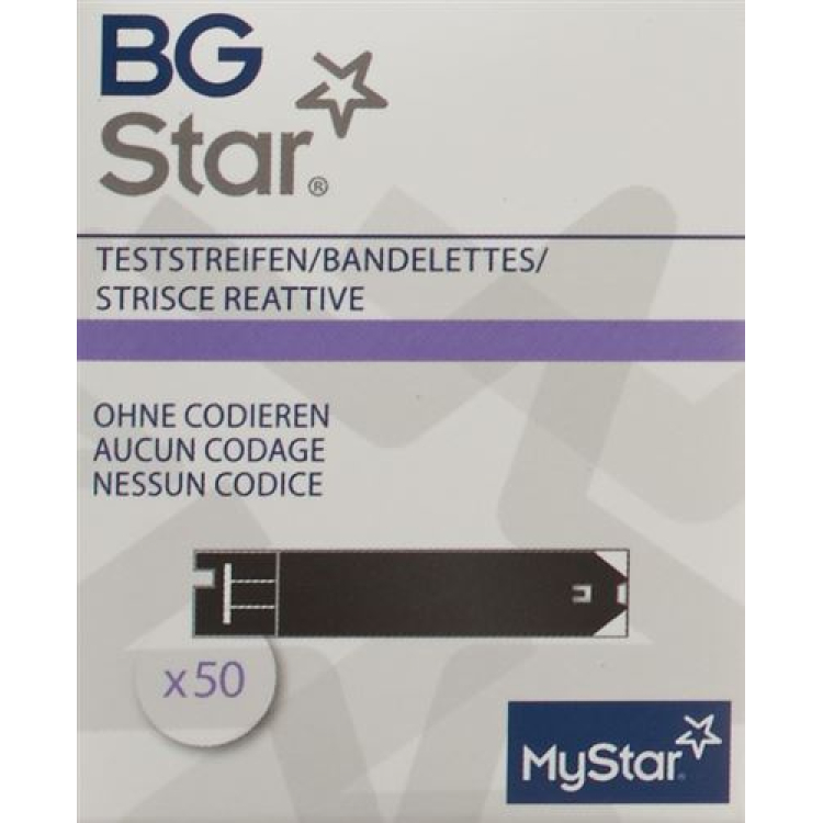 نوار تست اضافی BGStar / iBGStar MyStar 50 عدد