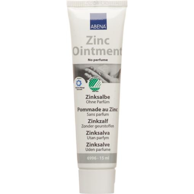 ក្រែមថែរក្សាស្បែក abena zinc ointment គ្មានទឹកអប់ 15ml