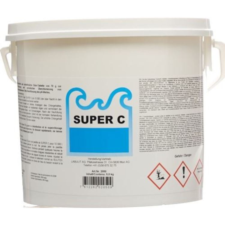 Super C xlorli zarba tabletkalari 70g 72 dona