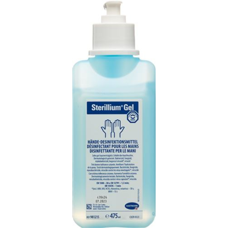 Désinfection des mains Sterillium® Gel avec pompe 475 ml