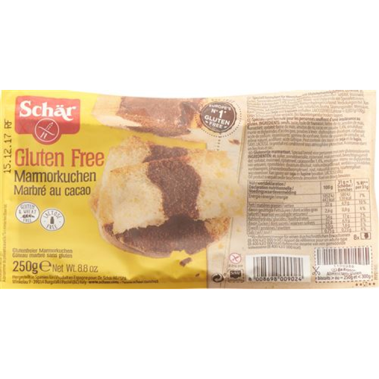 Vridmarmorkaka glutenfri 250 g