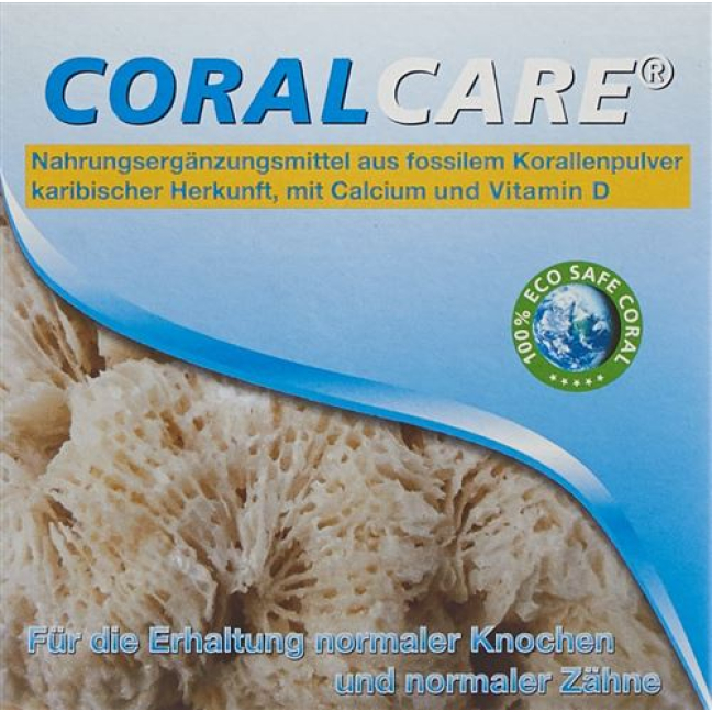 Coral Care Coral Calcium + Vitamiin D3 Kariibi Btl 30 tk