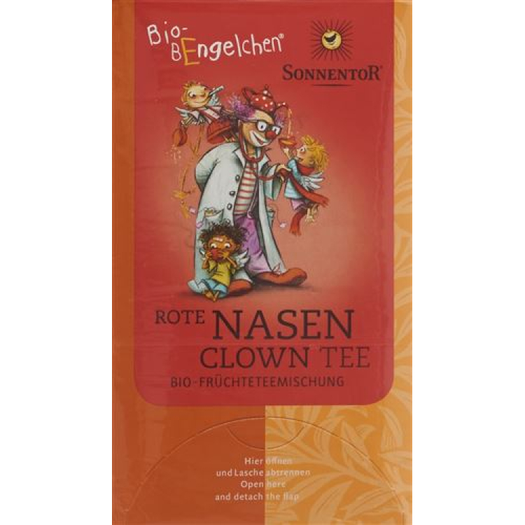 Sonnentor Bengelchen Nariz Roja Payaso Bolsa de Té 20 uds