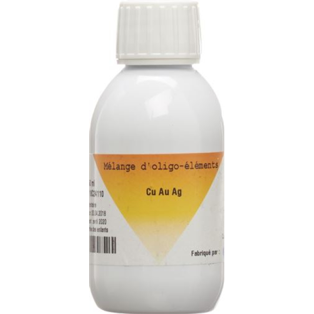 Oligopharm ernæringsmessig C24 kompleks Cu Ag Au 150 ml