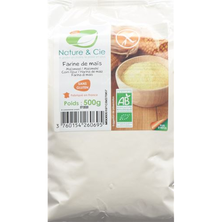 Nature & Cie harina de maíz sin gluten 500 g